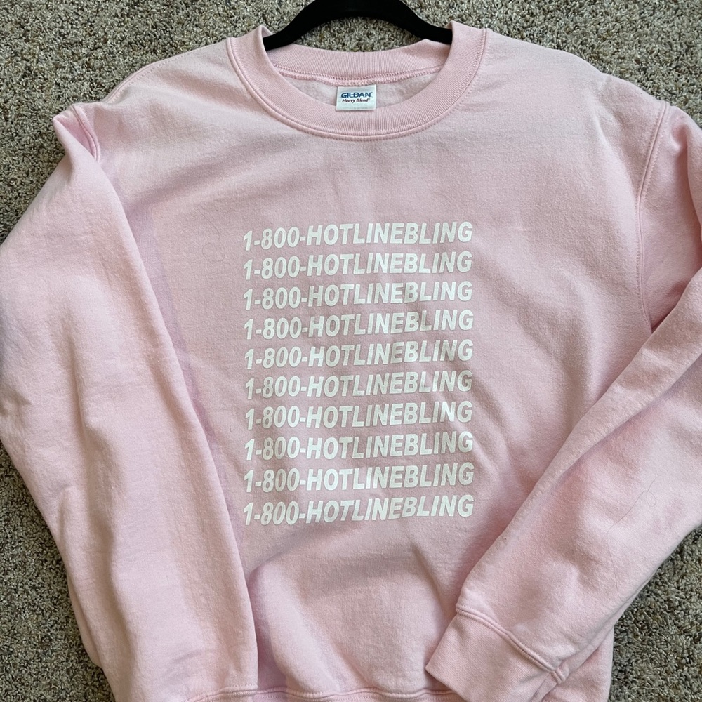 Hotline bling crew neck